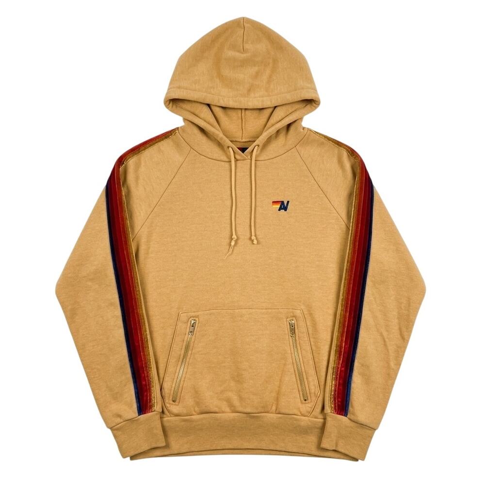 Aviator Nation Gold Hoodie Size XL